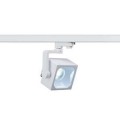 Euro cube spot. blanc. led 4000k. 30°. irc 90. adaptateur 3 all inclus