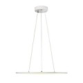 Led panel rond suspension. blanc mat. led 40w 3000k. variable 1-10v