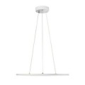 Led panel rond suspension. blanc mat. led 40w 4000k. variable 1-10v