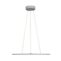 Led panel rond suspension. gris argent. led 40w 4000k. variable 1-10v