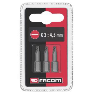 Jeu de 3 embouts 1/4" - 25 mm