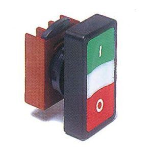 BP frontal IP40 avec symbole vert/rouge