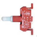 Led intégré embase 24Vac/dc rouge