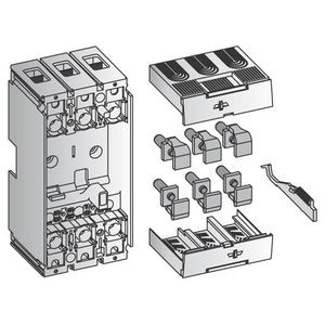 R+ socle monobloc 4P pour version enfichable  FD 4P - FDDFF4