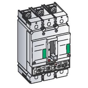 R+ disjoncteur FE160/SMR1-S 80kA 125A 3P3D - FEH36SA125JGF