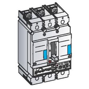 R+ sans calib. FE160/SMR1-no 50kA 125A 4P - FEN46AA125JGF