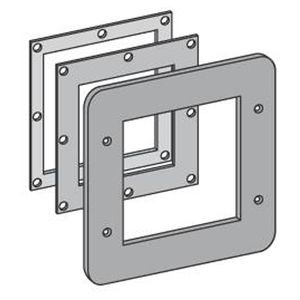 R+ FE collerette pour découpe de porte bouton à bascule - FEFT