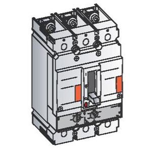 R+ disjoncteur FE250 LTMD 150kA 125A 3P3D - FEL36TD125KF