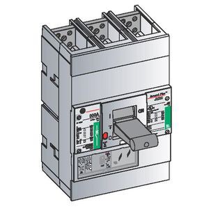 R+ disjoncteur FK800 SMR1s 50kA 800A 3P3D - FKN36NS800PPF