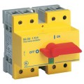 DILOS 1 interrupteur 40A 3P rouge/jaune