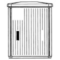 Armoire de trottoir à gRde profondeur EH/GD-AP-031