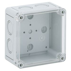 MultiBox MB11 PC 65x65x81 à opercul. défonçables métr..couv.gris