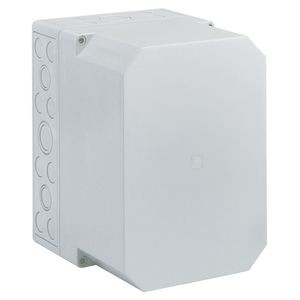 MultiBox MB87 PC 361x254x111 à 1 opercul. défonçable. couv.gris