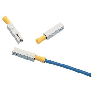 QX             câbles (6mm²) avec embout pour Moduclic. 6 bleus L:120mm
