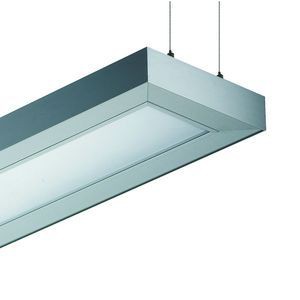 Plafonnier ou suspension, suspension arano optique mlo,  2,  840 lampe fournie tl5, alimentation électronique (hf-p), classe i,  alu