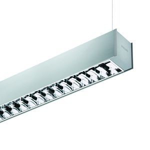 Plafonnier ou suspension, suspension celino optique c8,  1,  840 lampe fournie tl5, alimentation électronique (hf-p), classe i,  alu, optique c8