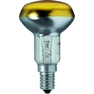 Lampe à incandescence, réflecteur couleur, finition clear-yellow,  40w