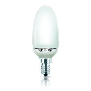 Softone flamme ESaver 10 000 H - 12W/830/E14 Blanc chaud