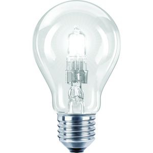 Lampe halogène ecoclassic forme standard finition clear 105w classe énergétique c - Philips