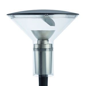 Lanterne cityspirit conique, lampe fournie master cosmopolis white 60 ww, alimentation électronique (eb), classe ii (i sur , gris