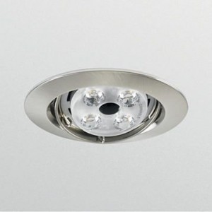 Luminaire Encastré Accentuation, Zadora Kit Led Orientable Gu5.3 Master Led 10w, (psr), Classe Ii, Finition  Aluminium