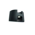 Watermill wall lantern led antracit 2x