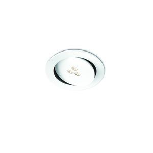 Sculptor recessed led white 1x7.5w selv