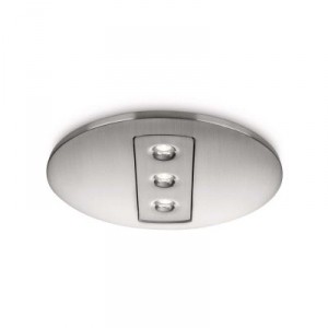 Skyon Recessed LED - Nickel - 1x7.5W - 10.7V