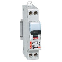 Disjoncteur magnéto-thermique DX 4500-Lexic à vis-1P+N - 230 V~ - 16 A - courbe C