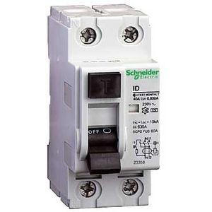 Schneider Electric Interrupteur différentiel Id - 2P - 80 A - Classe Ac 300 Ma