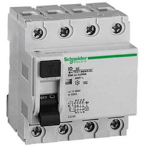 Schneider Electric Interrupteur différentiel Id Si - 4P - 80 A - Classe A 300 Ma S