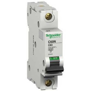 Schneider Electric Disjoncteur Modulaire Multi 9 - C60N - Unipolaire - 0.75 A - Courbe C