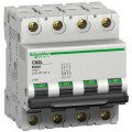 Schneider Electric Disjoncteur Modulaire Multi 9 - C60L - 4 Pôles - 6 A - Courbe B