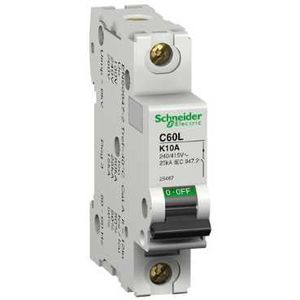 Schneider Electric Disjoncteur Modulaire Multi 9 - C60L - Unipolaire - 3 A- Courbe K