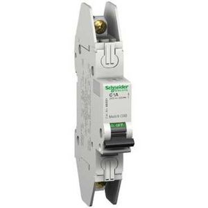 Schneider Electric Multi9 - C60N Ul489 - Disjoncteur Modulaire - 1 Pôle - 2 A- Courbe C