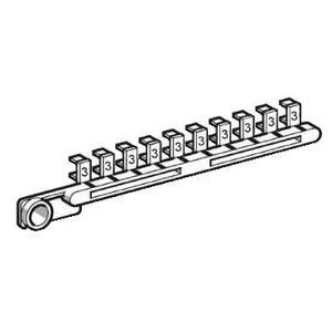 Schneider Electric Repère encliquetable blanc 25 Brochettes de 10 Caractère 3