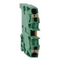 Schneider Electric Bornier Traversant Miniature - Terre - 2,5/4 Mm2 - Vert/Jaune