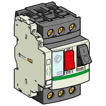 Schneider Electric Disjoncteur Disj.Mot.0,63-1 Plus Add