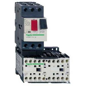 Schneider Electric Démarreur Combiné 2 Sens de Marche Tesys Gv2Me 4 à 6.3 A 24 V Ca