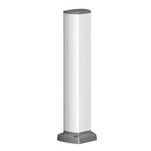 Schneider Electric Optiline 45 - Colonnette Aluminium Laqué Blanc - 1 Face - 0,43 M