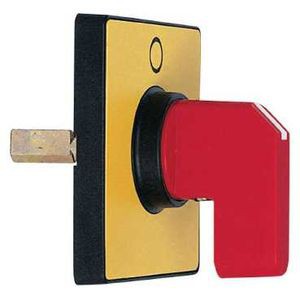 Schneider Electric Tête de Manoeuvre 60 X 60 Mm Jaune Crosse Rouge Oi