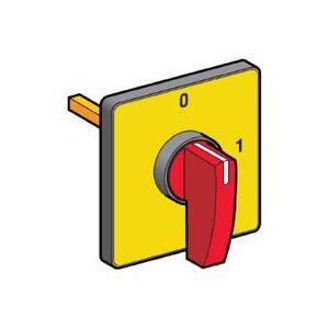 Schneider Electric Tête de Manoeuvre 60 X 60 Mm Jaune Crosse Rouge Oi