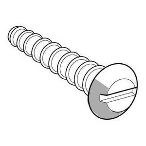 Schneider Electric Vis de Fixation pour Plastron à 4 Trous Jeu de 100