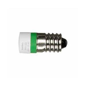 Lampe à LED E 10, CA 230 V, vert