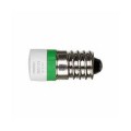 Lampe à LED E 10, CA 24 V, vert