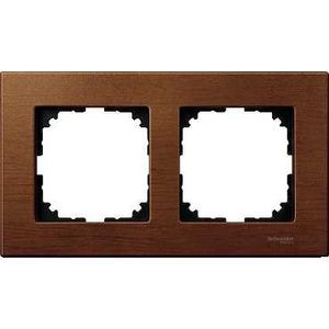 Wood frame, 2-gang, Cherry wood, M-Elegance