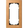 Wood frame, 2-gang without central bridge piece, Beech, M-Elegance