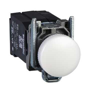 Harmony voyant rond Ø22 - IP66 - blanc - LED intégrée - 550-600Vac