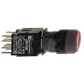 boutonpoussoir lumineux rouge diam 16 à accrochage affleurant 24 V 1O