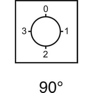 ETIQUETTE POUR COMMUTATEUR A CAME 0 A 3 46 X 46 MM